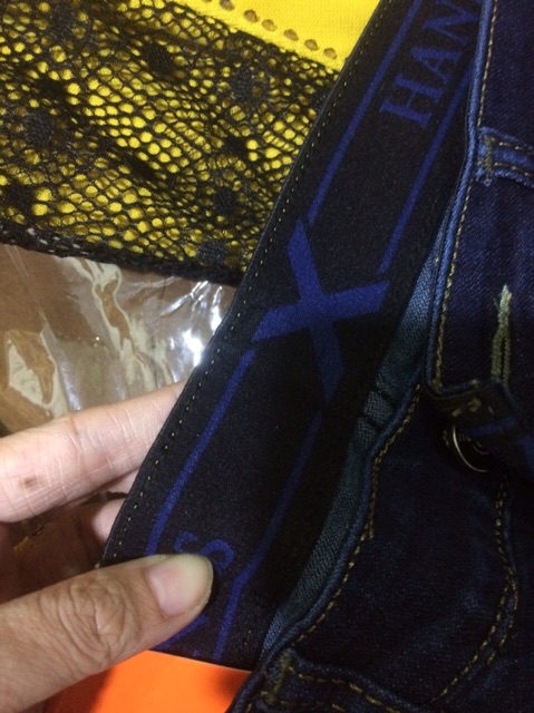 Quần jeans trung niên lưng thun siêu co giãn