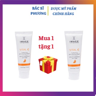 Tinh Chất Dưỡng Ẩm Giảm Kích Ứng Image Skincare Vital C Hydrating Anti-aging Serum - 7,4ml