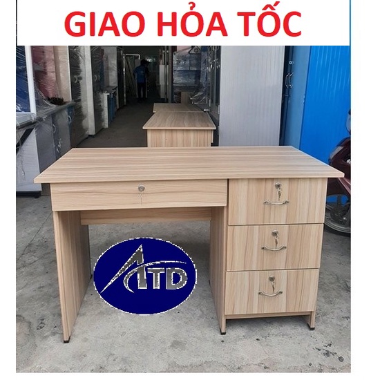 Bàn làm việc văn phòng gỗ min 1m giá tại xưởng giao hàng nhanh miễn phí vận chuyển