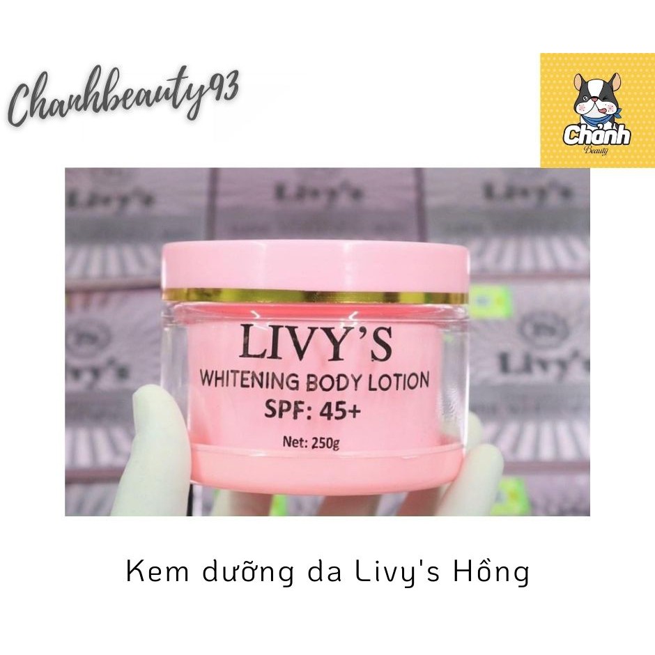 Kem Dưỡng Da Livy's Hồng