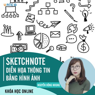 Toàn quốc- [E-voucher] Khóa học Sketchnote Diễn họa thông tin bằng hình ảnh , GV Nguyễn Hồng Nhung UNICA
