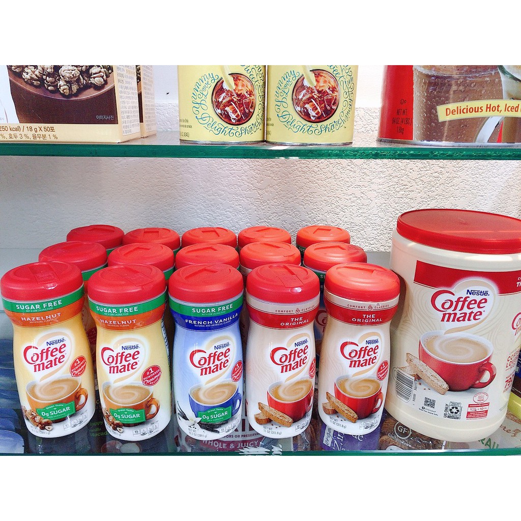 Bột kem pha cafe Nestle Coffee Mate ăn kiêng không đường