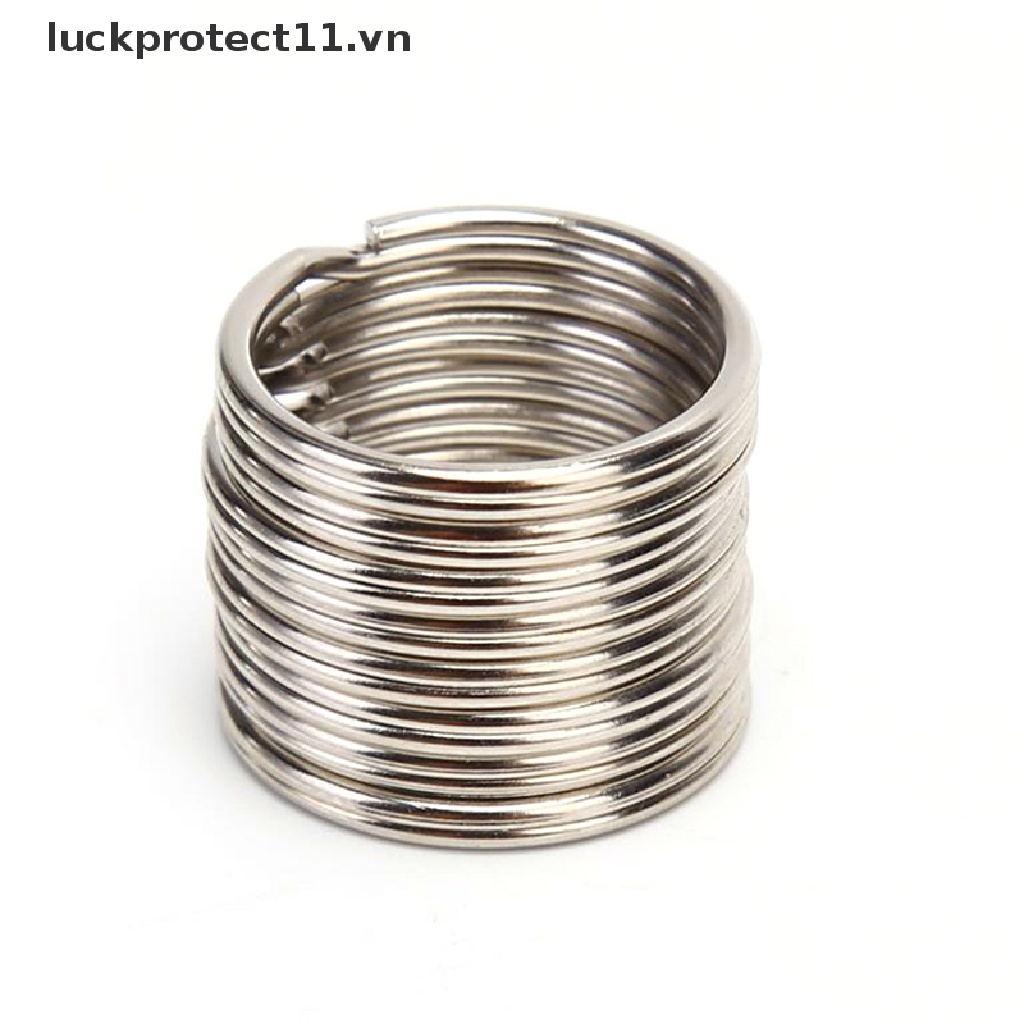 Set 100 vòng nhẫn kim loại gắn móc chìa khóa DIY