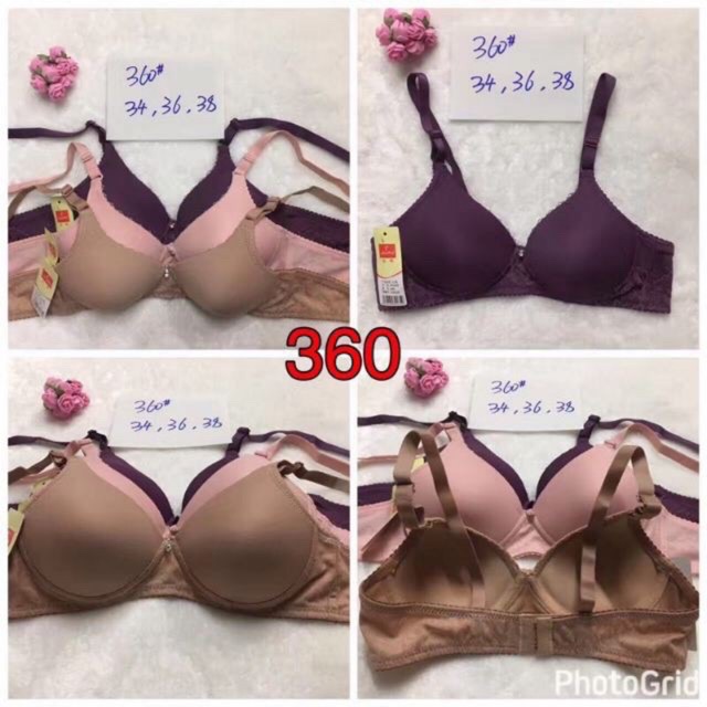 (A360)áo chíp không gọng đệm vừa