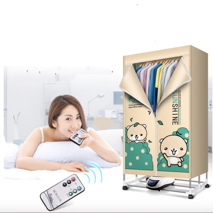 Tủ sấy quần áo đa chiều Thiết kế mới với công suất 1200W khô cực nhanh