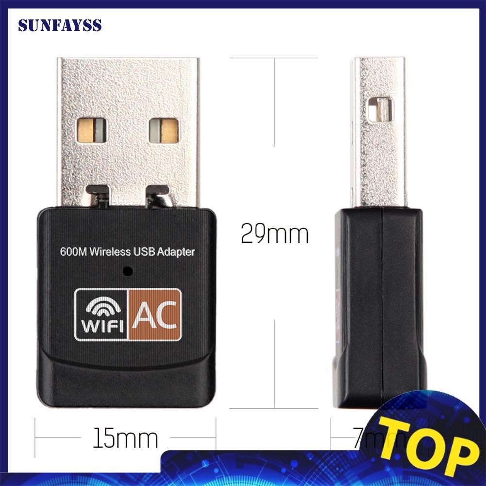 Usb Wifi 600mbps Dual Band 2.0 2.4g / 5g Hz 802.11ac | BigBuy360 - bigbuy360.vn