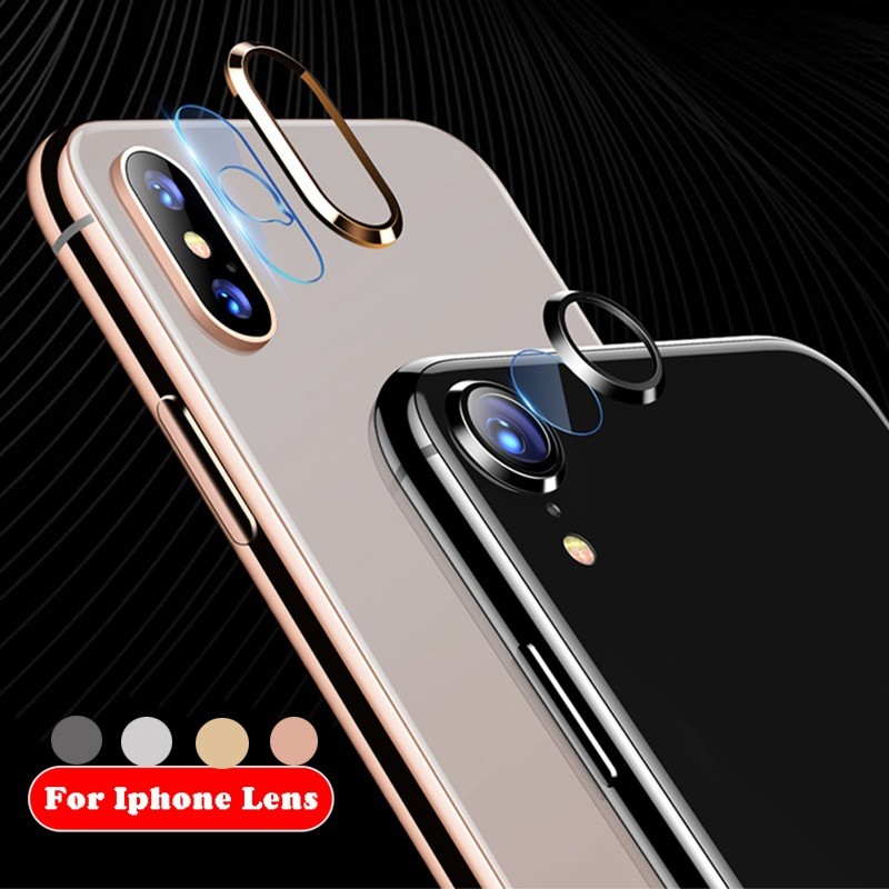 Kính cường lực bảo vệ màn hình và ống kính máy ảnh thích hợp cho iPhone 11 pro max XR X XS MAX 8 7 6s Plus