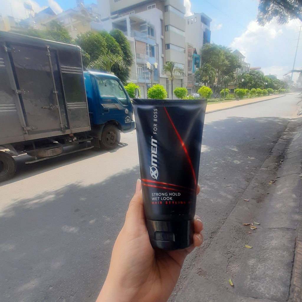 Gel vuốt tóc X-men For Boss Strong Hold Wet Look 150gr