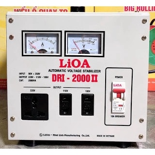 [BH 2 Năm] Ổn áp Lioa 2KVA DRI-2000 II Dải 90V-250V-Hãng Chính Hãng