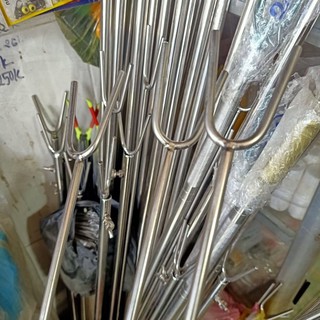 Chống Cần Câu Cá Inox 6ly Dài 1m - Chống Cần Câu Chất Lượng
