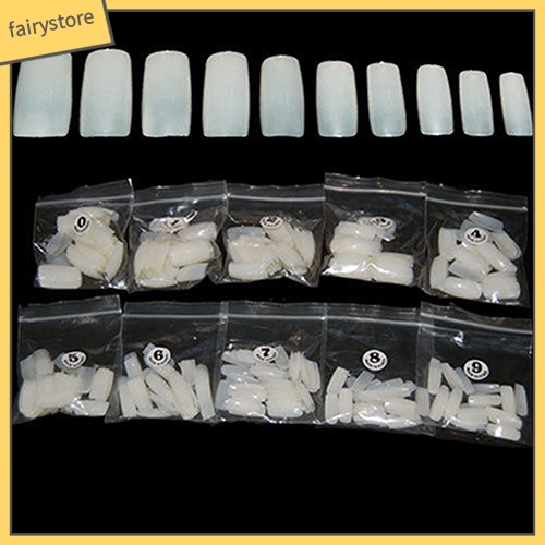 Set 500 móng giả bằng nhựa chất lượng cao