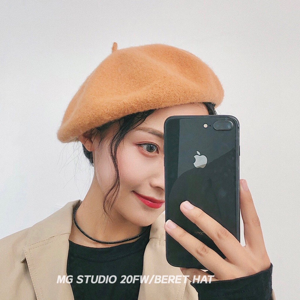 Mũ Nồi MG STUDIO Vải Len Gồm 18 Màu Sắc Thời Trang