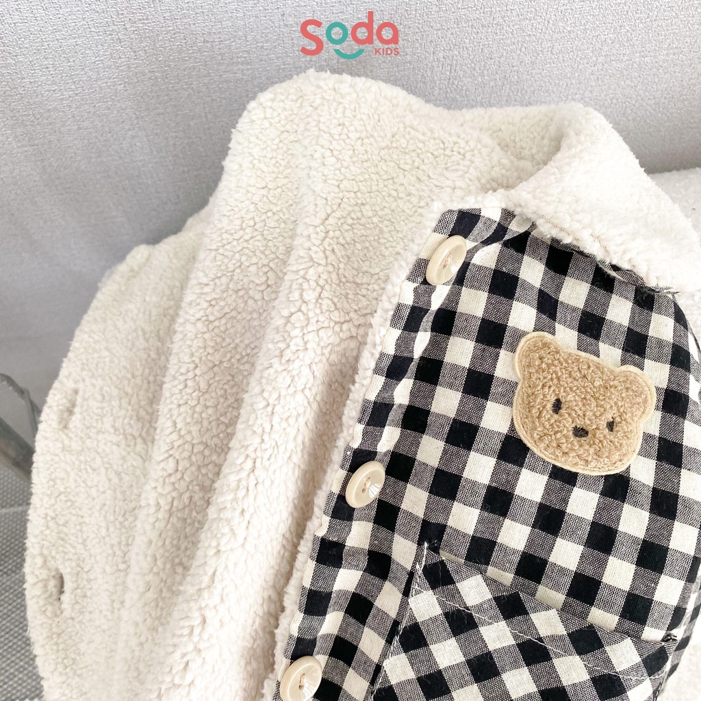 Áo khoác lót bông Teddy cho bé SODA KIDS