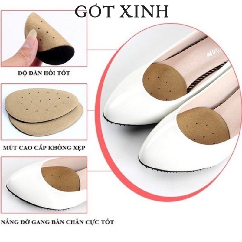 Lót gót giày GÓT XINH chống đau chống tuột (giao màu ngẫu nhiên)