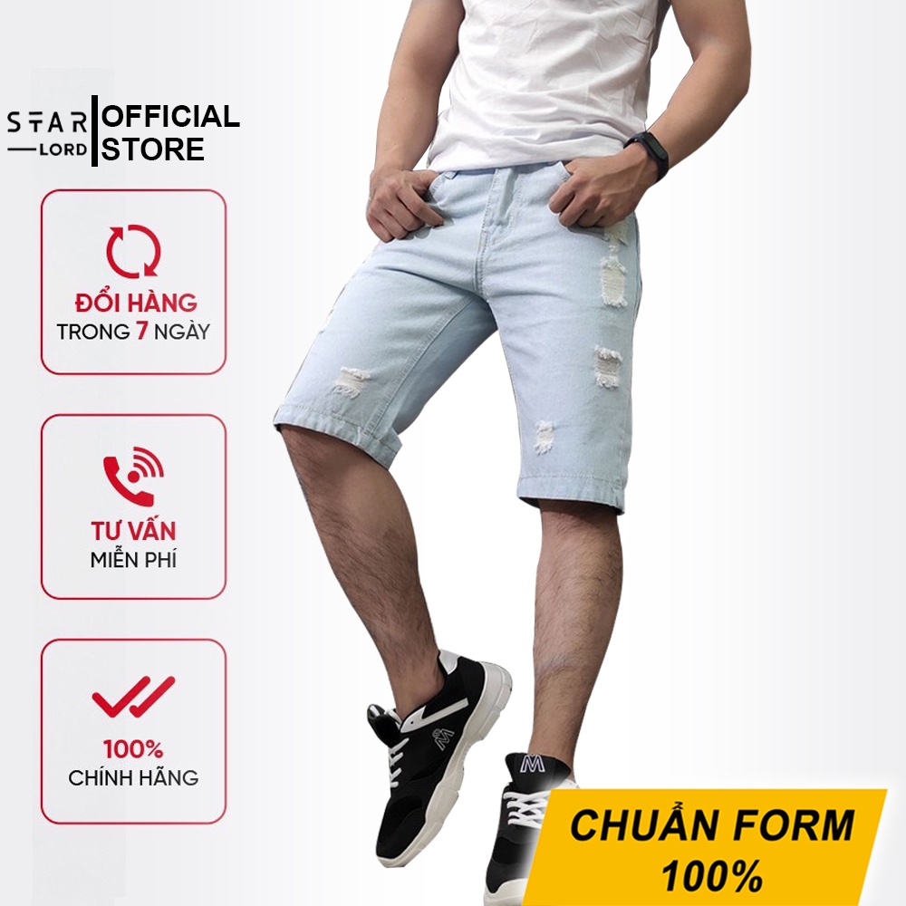 Quần short nam vải jean dày đẹp chuẩn form dáng SL32 StarLord