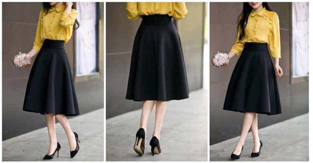 Sale khủng-Chân Váy Xoè Khoá Kéo Lưng Đủ Size | BigBuy360 - bigbuy360.vn