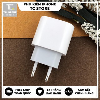 Củ Sạc Nhanh iPhone 18W PD Zin Bóc Máy - Củ Sạc Nhanh 18W Type-C PD Chính Hãng Apple - Bảo Hành 12 Tháng