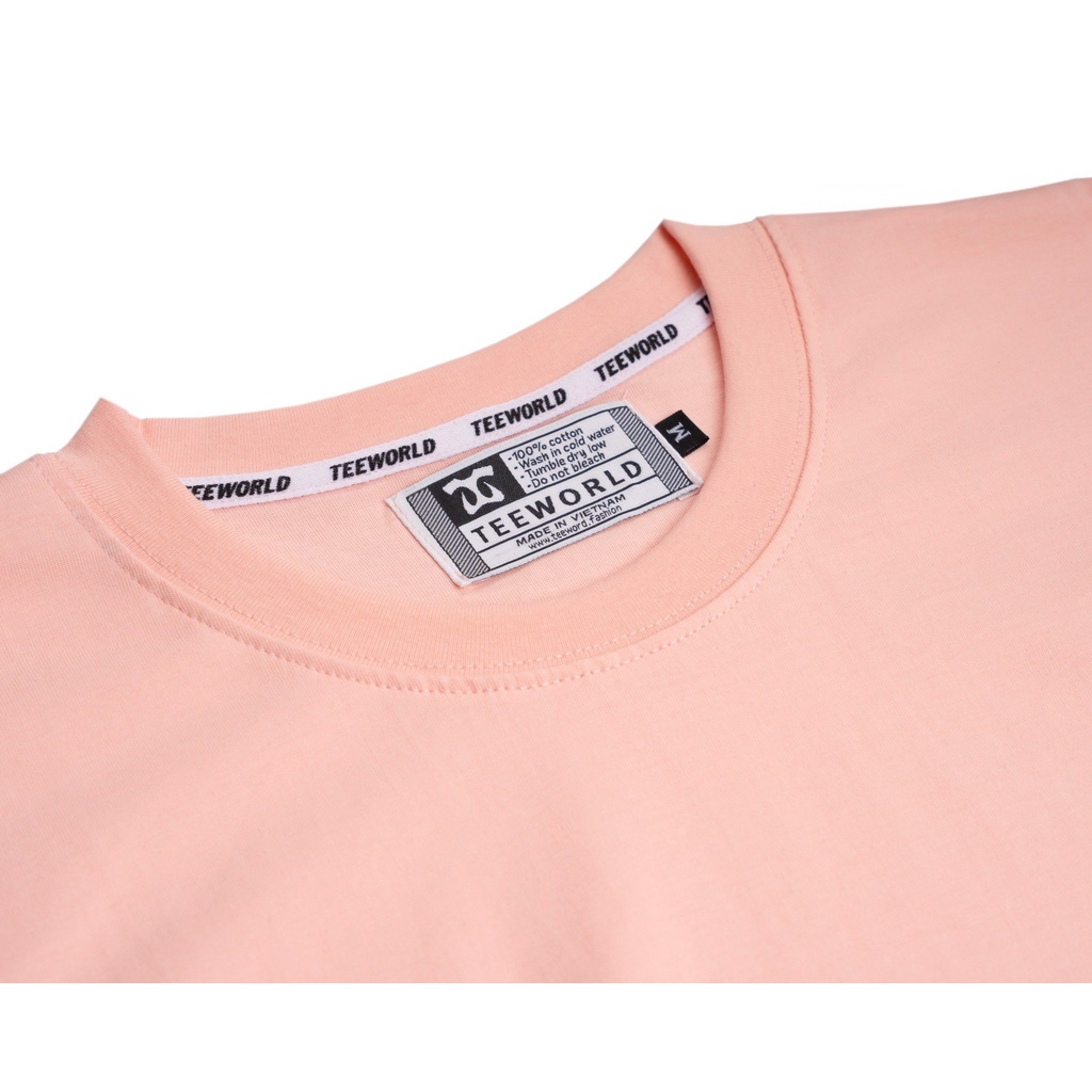 Áo thun Teeworld Basic Pink T-shirt Tay Lỡ Nam Nữ Form Rộng Unisex | WebRaoVat - webraovat.net.vn