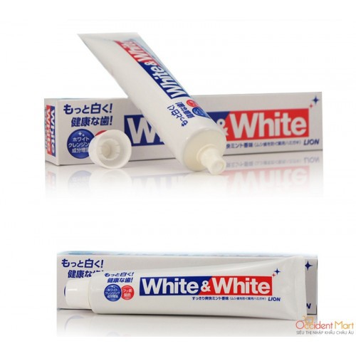 KEM ĐÁNH RĂNG LÀM TRẮNG WHITE &amp; WHITE 150G