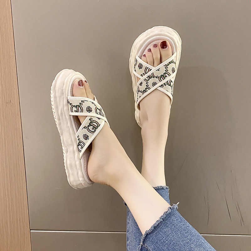 Dép Sandal Đế Dày Thời Trang Mùa Hè Cho Nữ
