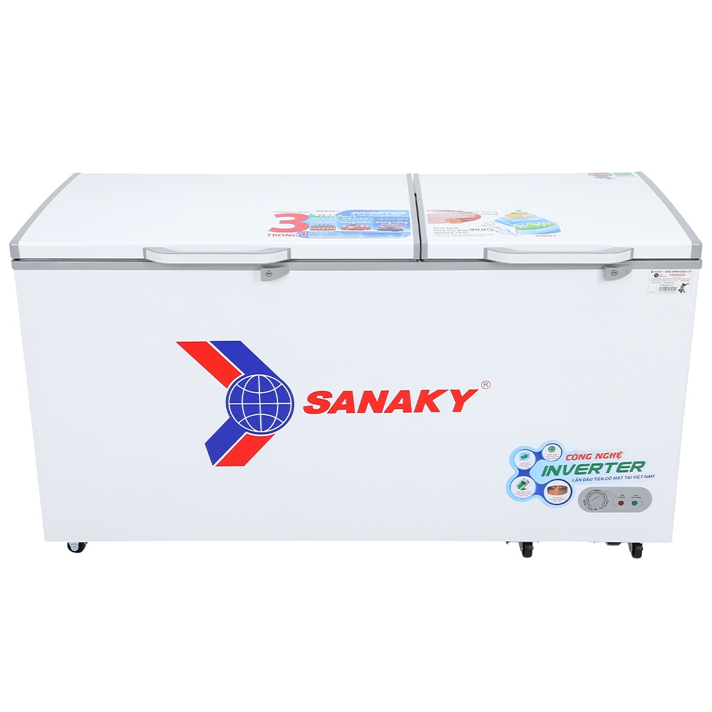VH-6699HY3 - Tủ Đông Inveter Sanaky 530L 6699HY3 - 1 NGĂN 2 CÁNH, DÀN LẠNH ĐỒNG