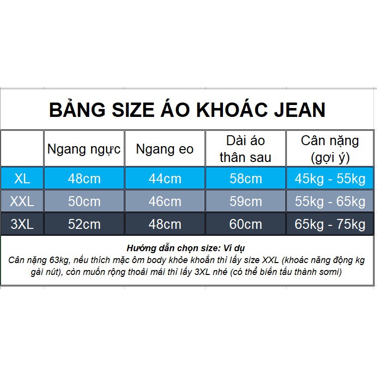 Áo khoác jean nam cá tinh trẻ trung - NH Shop