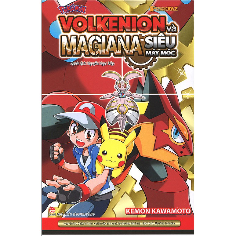 Truyện tranh Pokemon XY&Z - Volkenion và Magiana siêu máy móc - NXB Kim Đồng