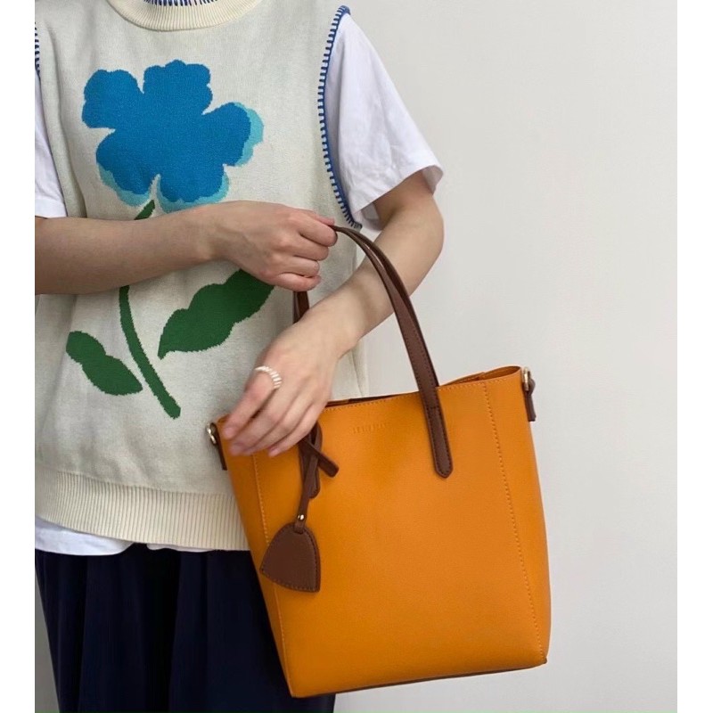 Túi tote medium Le.Liz.Blanci orange