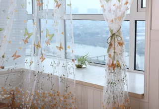 Bộ rèm cửa trang trí cửa sổ