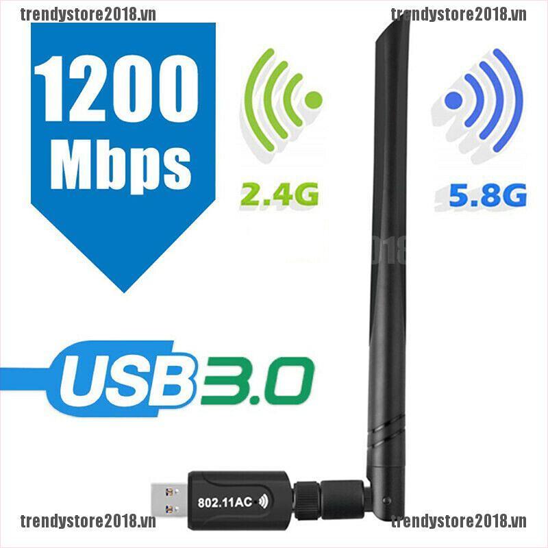 Usb Wifi 1200mbps 2.4g / 5g Antenna 802.11ac