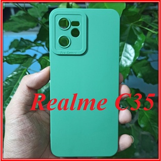 Ốp lưng dẻo màu Realme C35 , Realme Narzo 50A Prime có gờ bảo vệ camera