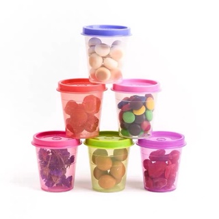 Hũ Đựng Gia Vị 60ml - Hộp Nhựa Mini Để Hành Tỏi, Nước Chấm, Trữ Đồ Ăn Dặm, Kẹo Ô mai, Chia Thuố.c Siro Đi Làm