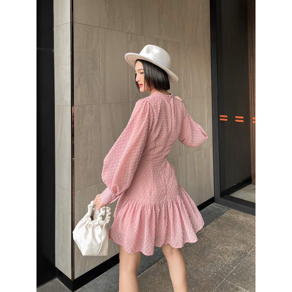 Đầm Kiểu Nữ Bèo Ngực Ba Màu EDINI - D1372 | BigBuy360 - bigbuy360.vn