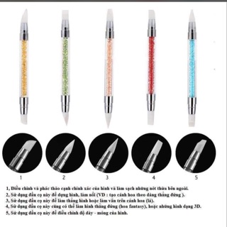 Set Cọ Silicon đắp hoa