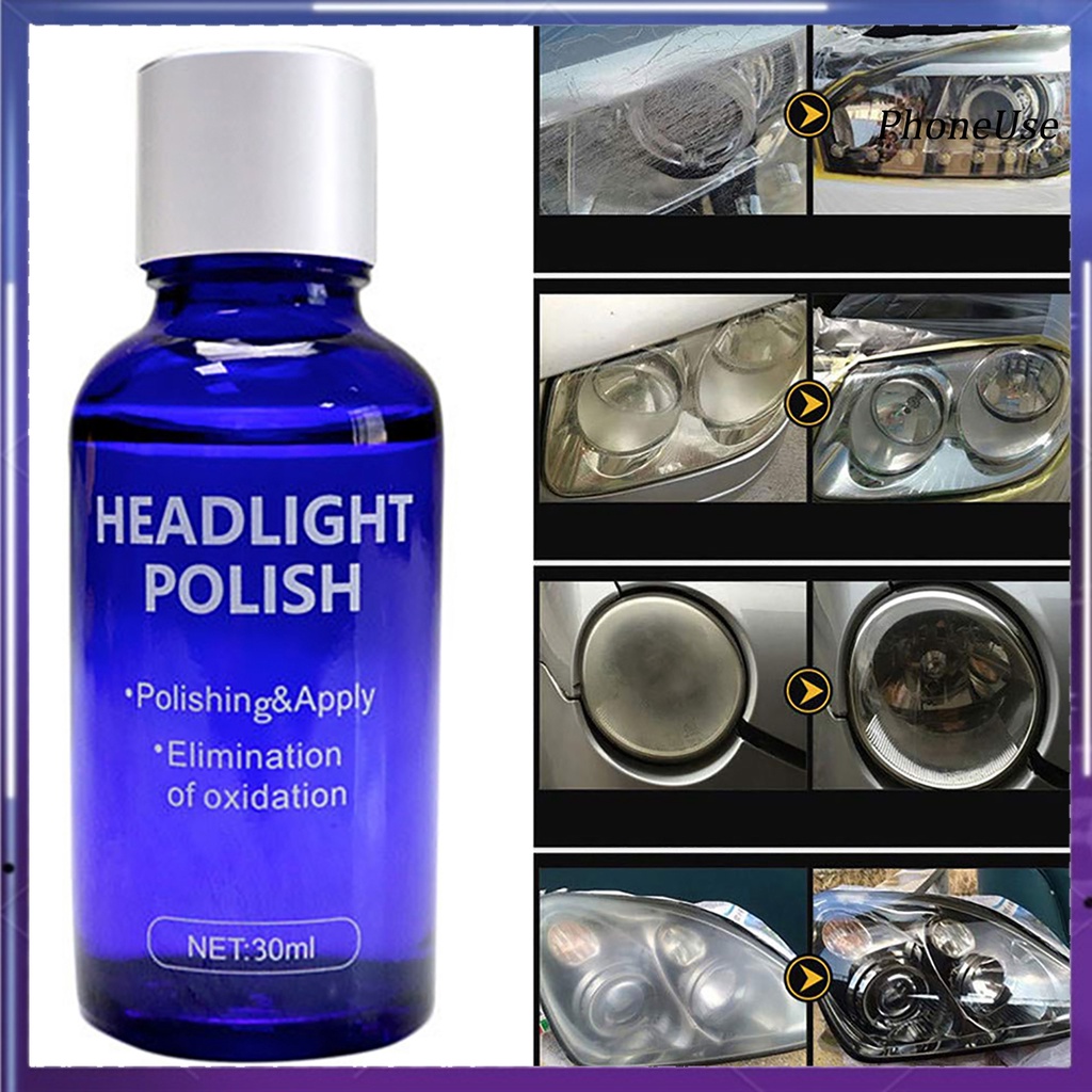 Dung dịch đánh bóng đèn pha xe hơi 30ml