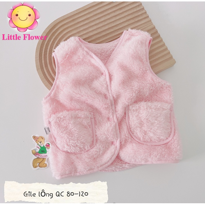 Áo Gile Lông Cừu Cho Bé Trai Bé Gái