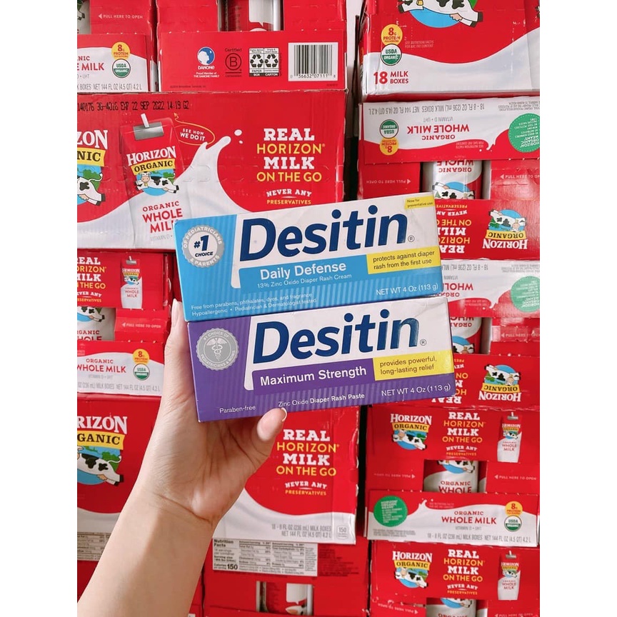 Kem hăm Desitin xanh/tím cho bé