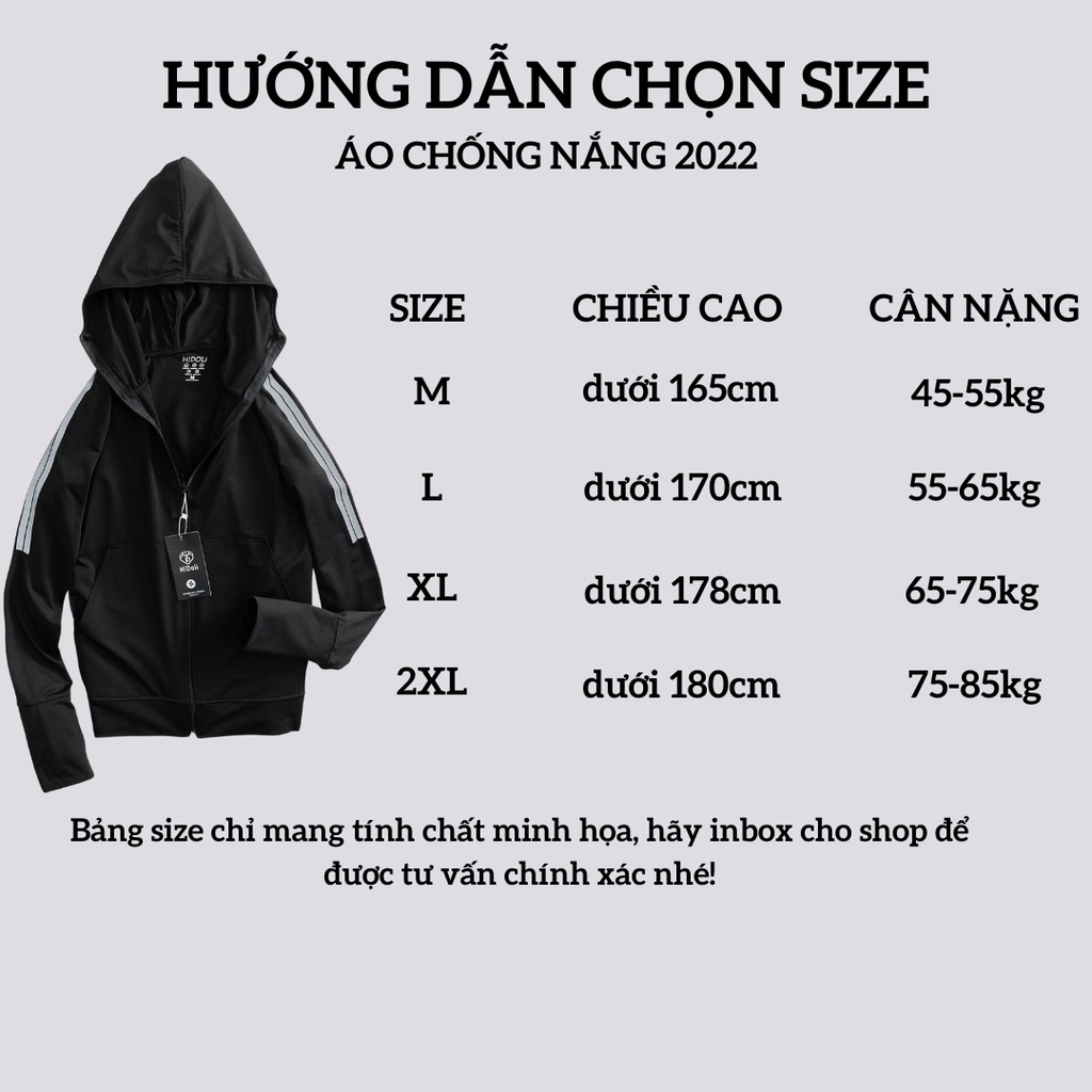 Áo chống nắng nam Gavin chất vải kim cương dày dặn có mũ trùm, áo khoác chống nắng phiên bản cải tiến mới nhất