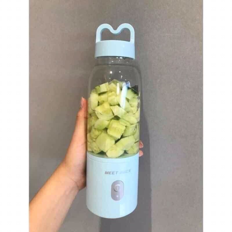 Máy say sinh tố MEET JUICE phiên bản cầm tay siêu tiện lợi cho mùa hè mát mẻ hơn,dung tích 500ml