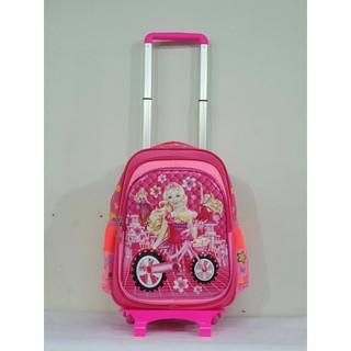 Balo kéo elsa anna hello kitty siêu nhân cho học sinh tặng kèm hộp bút cùng loại hình cặp