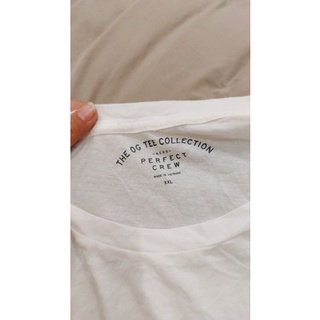Áo THE OG TEE COLLECTION màu trắng - bigsize