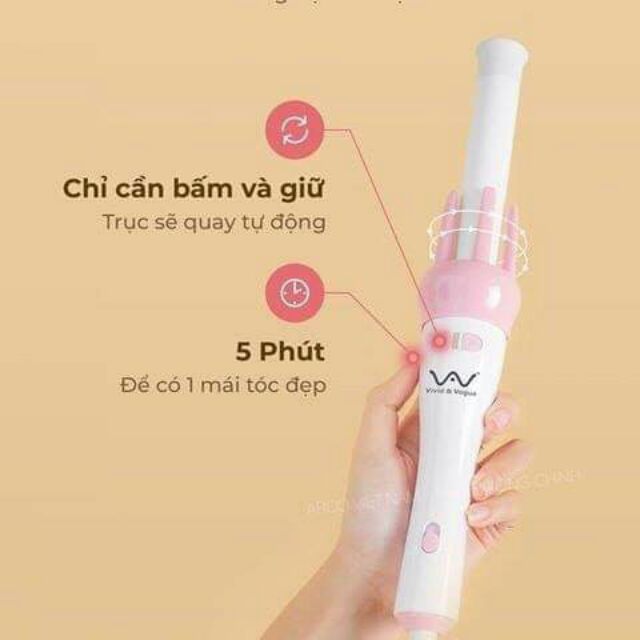 Máy làm xoăn tóc tự động VIVID