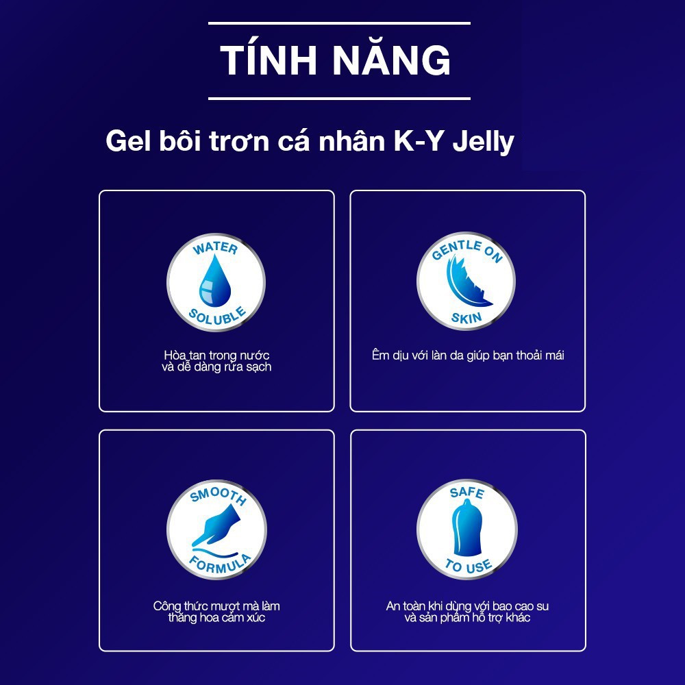 Gel bôi trơn Durex KY tuýp 50g Thái Lan GEL008