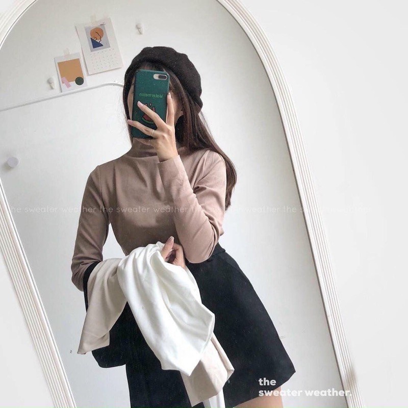 Áo giữ nhiệt LÓT NỈ nữ siêu mềm, siêu mịn | BigBuy360 - bigbuy360.vn