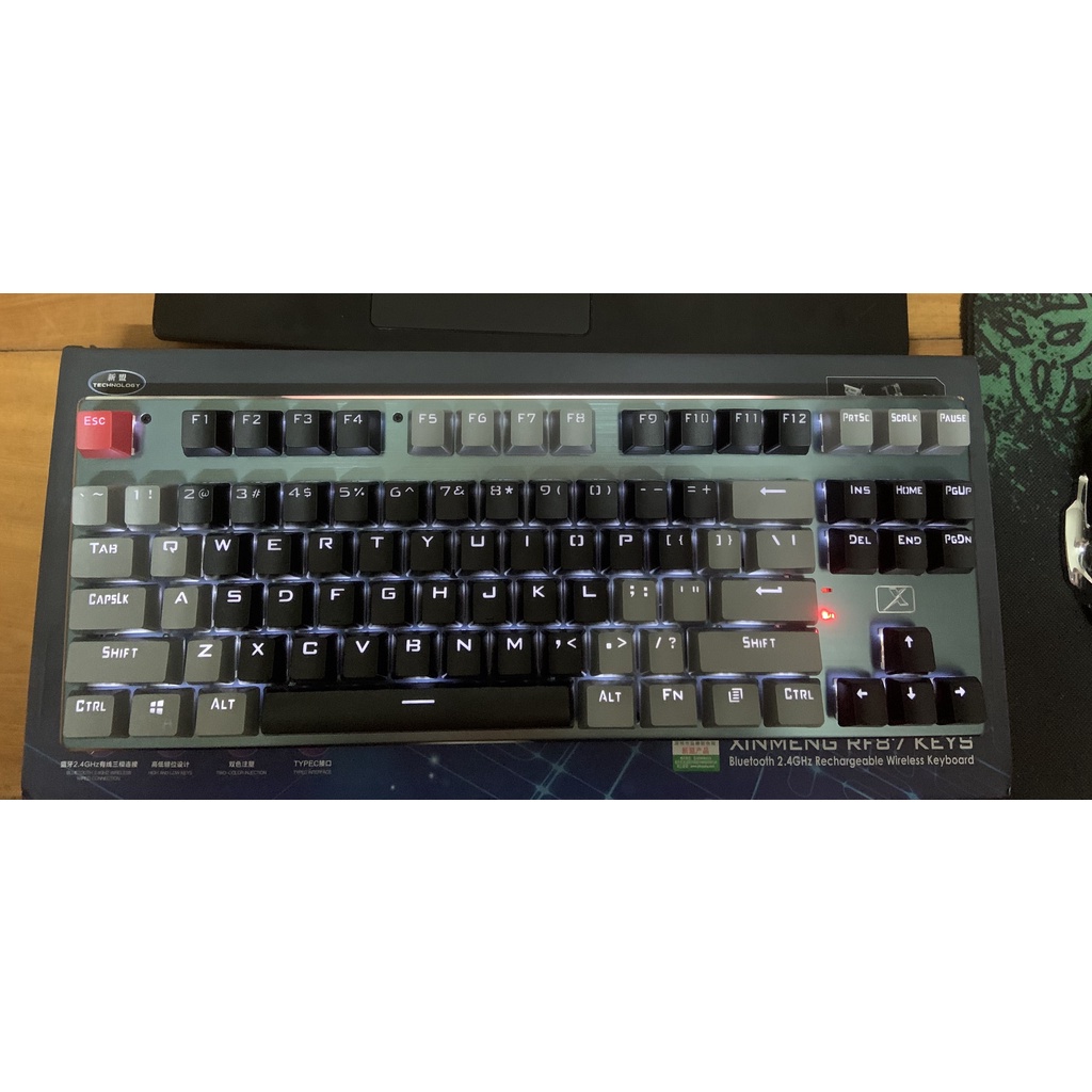 Bàn phím Cơ Không Dây Bluetooth Red switch K950 LED đẹp, Dùng cho máy tính laptop,điện thoại,máy tính bảng