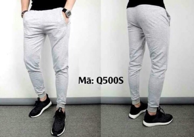 Quần jogger nỉ free size dưới 65kg