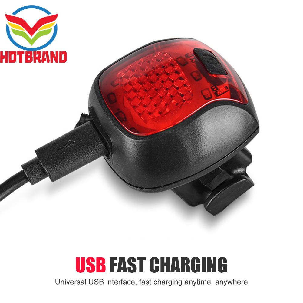 Đèn Led Gắn Yên Sau Xe Đạp Chống Nước Có Thể Sạc Lại