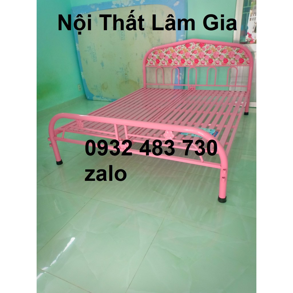 Giường sắt giá rẻ 1m6x2m