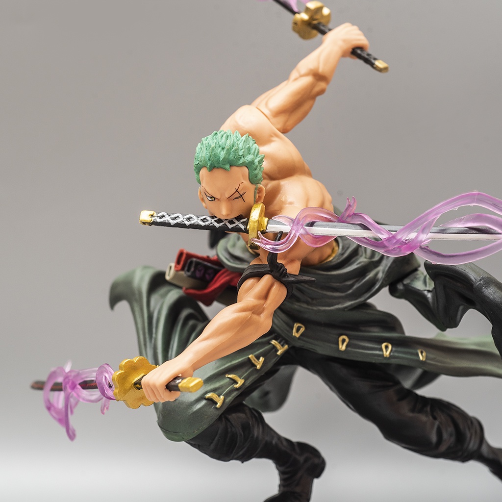Mô hình One Piece Roronoa Zoro 3000 Thế Giới POP cao 20cm, Nặng 750G - Mô Hình Zoro trang trí One Piece Figure Haki Shop