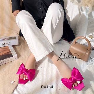DÉP BẢN CỘT NƠ TO SATIN D0164